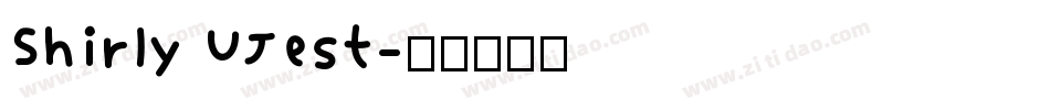 Shirly UJest字体转换